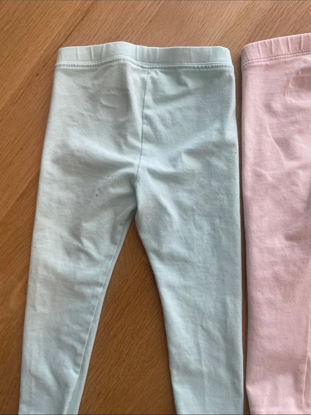 Cat & Jack Mint and Light Pink Kids Leggings
